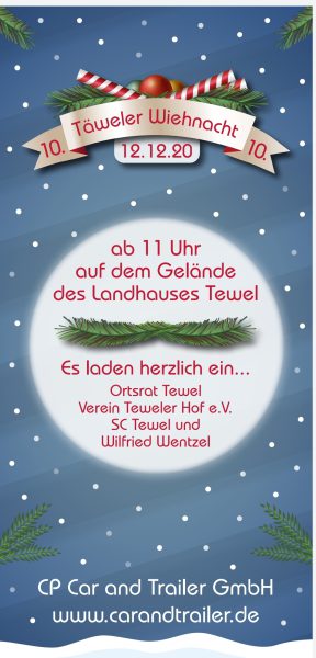 Weihnachtsbaumverkauf am 12.12. mit Lieferservice