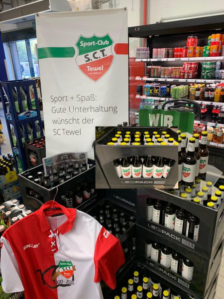 Aktion “Vereinsheim”: Eigenes SC Tewel-Bier noch bis Ende August