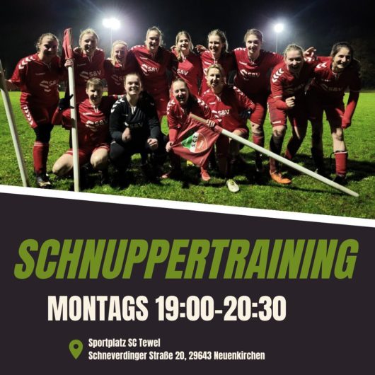 Schnuppertraining beim Frauenfußball