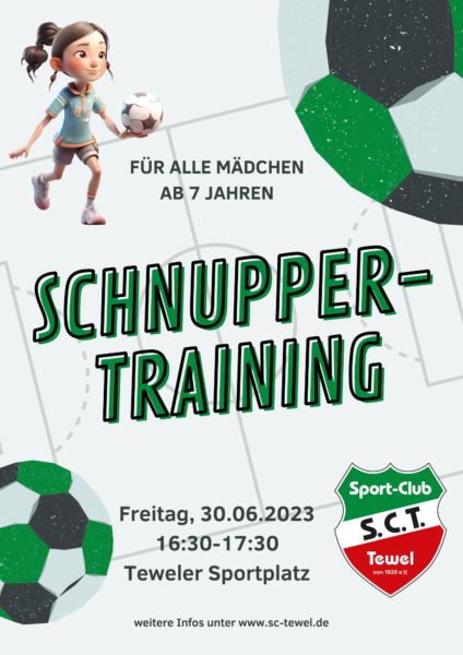 Schnuppertraining Mädchenfußball