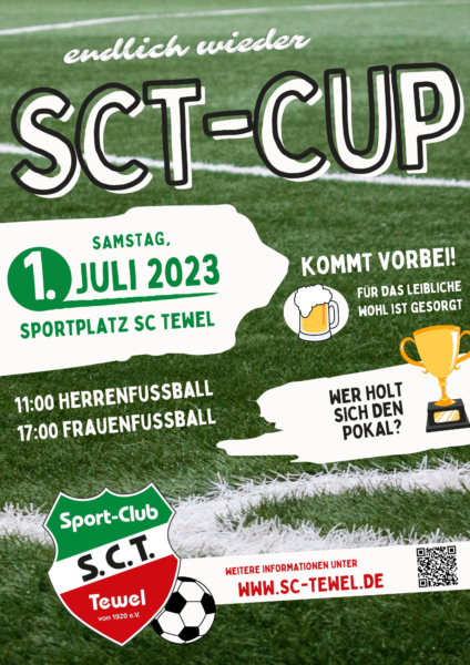 Endlich wieder SCT-Cup am Sa. 01.07.2023