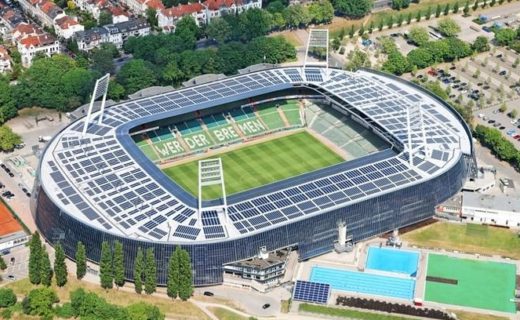 <p>Bei der Fahrt des SC Tewel und des Fanclubs 'Tewel Clockstones' gibt's die Möglichkeit, die Heimspielstätte des SV Werder Bremen, das 'wohninvest-Wesers-Stadion',  von einer ganz anderen Seite als üblich zu sehen und vielleicht auch Einblicke zu erhalten, die der Öffentlichkeit normalerweise nicht zugänglich sind.</p>