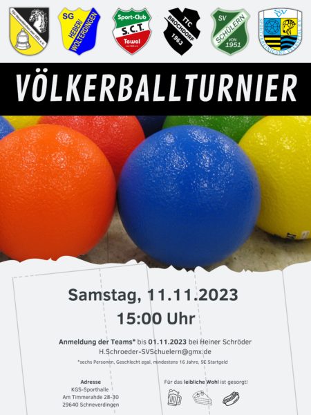 Vereinsübergreifendes Volleyballturnier am 11.11.2023