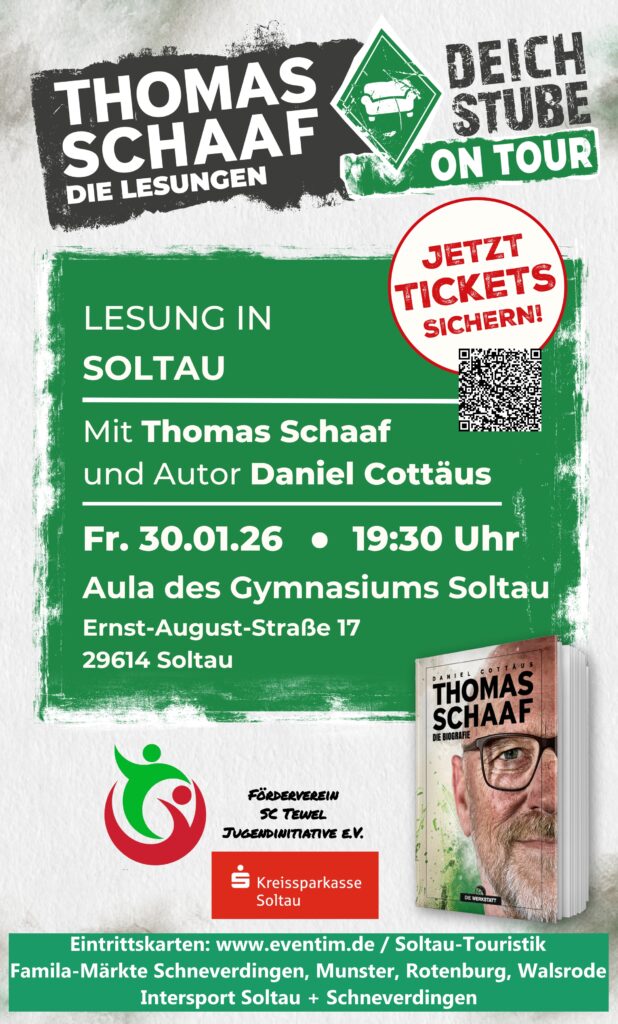 SCT-Förderverein veranstaltet Lesung mit Thomas Schaaf in Soltau