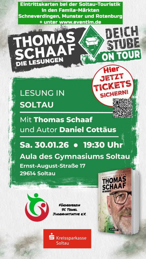 SCT-Förderverein veranstaltet Lesung mit Thomas Schaaf in Soltau